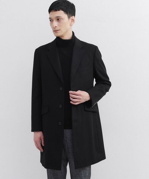 TAKEO KIKUCHI / タケオキクチ その他アウター | カシミヤブレンド ビーバー調チェスターコート | 詳細18