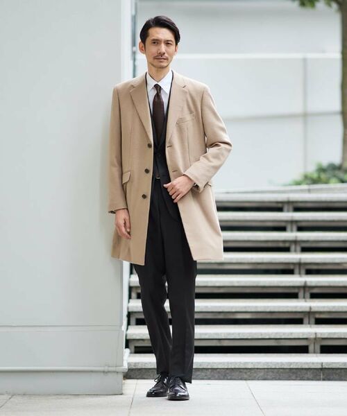 TAKEO KIKUCHI / タケオキクチ その他アウター | カシミヤブレンド ビーバー調チェスターコート | 詳細2