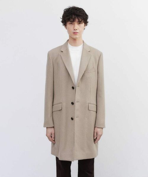 TAKEO KIKUCHI / タケオキクチ その他アウター | カシミヤブレンド ビーバー調チェスターコート | 詳細21
