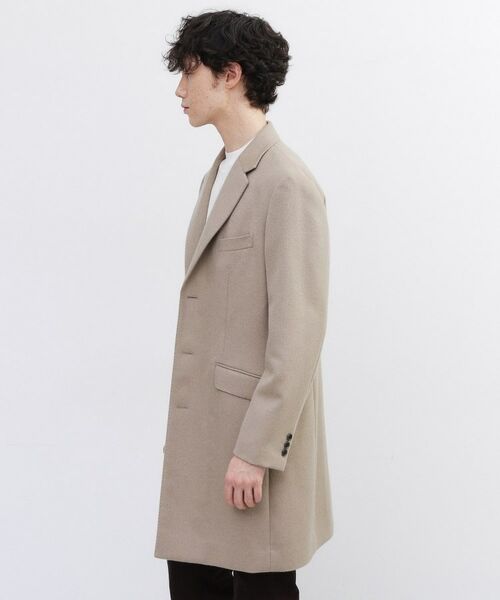 TAKEO KIKUCHI / タケオキクチ その他アウター | カシミヤブレンド ビーバー調チェスターコート | 詳細22
