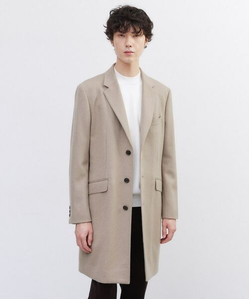 TAKEO KIKUCHI / タケオキクチ その他アウター | カシミヤブレンド ビーバー調チェスターコート | 詳細23