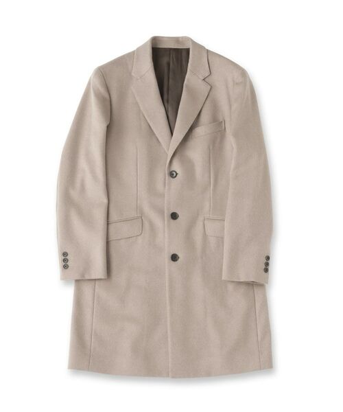 TAKEO KIKUCHI / タケオキクチ その他アウター | カシミヤブレンド ビーバー調チェスターコート | 詳細4