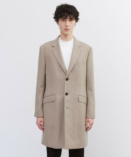 TAKEO KIKUCHI / タケオキクチ その他アウター | カシミヤブレンド ビーバー調チェスターコート | 詳細5