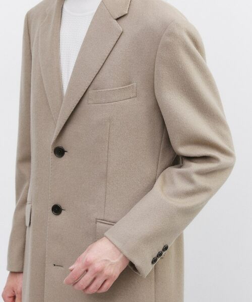 TAKEO KIKUCHI / タケオキクチ その他アウター | カシミヤブレンド ビーバー調チェスターコート | 詳細9