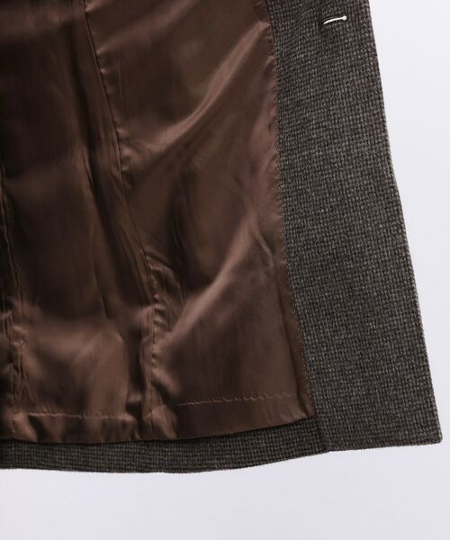 TAKEO KIKUCHI / タケオキクチ その他アウター | カシミヤブレンド ビーバー調ピンヘッドスタンドカラーコート | 詳細15