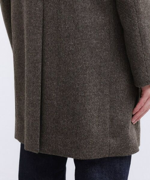 TAKEO KIKUCHI / タケオキクチ その他アウター | カシミヤブレンド ビーバー調ピンヘッドスタンドカラーコート | 詳細17