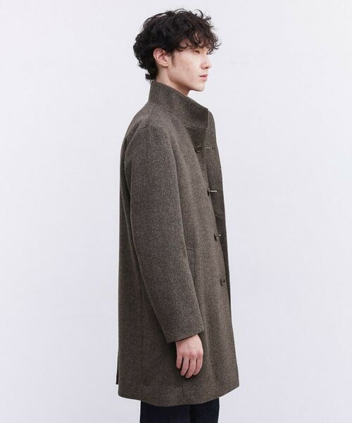 TAKEO KIKUCHI / タケオキクチ その他アウター | カシミヤブレンド ビーバー調ピンヘッドスタンドカラーコート | 詳細24