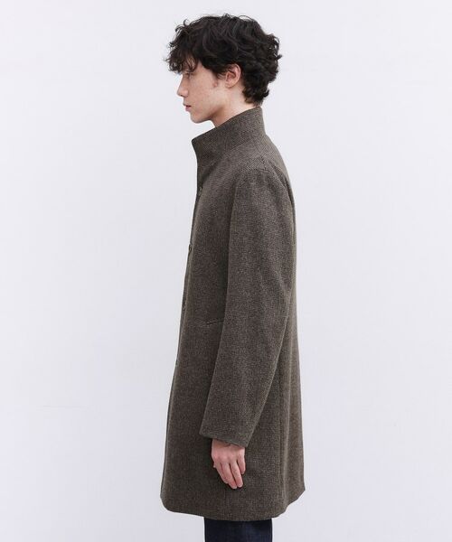 TAKEO KIKUCHI / タケオキクチ その他アウター | カシミヤブレンド ビーバー調ピンヘッドスタンドカラーコート | 詳細8