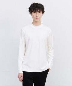 TAKEO KIKUCHI / タケオキクチ カットソー | ウール混 モックネック プルオーバー