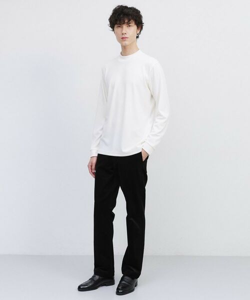 TAKEO KIKUCHI / タケオキクチ カットソー | ウール混 モックネック プルオーバー | 詳細10