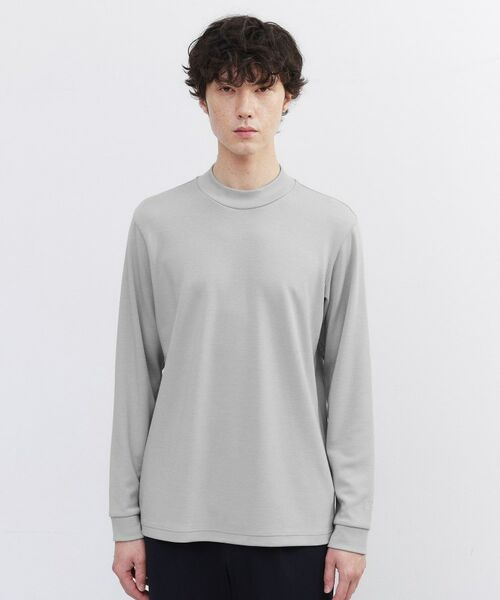 TAKEO KIKUCHI / タケオキクチ カットソー | ウール混 モックネック プルオーバー | 詳細2