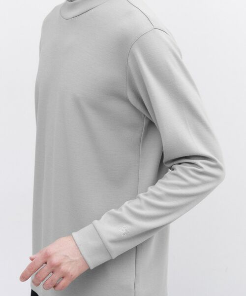 TAKEO KIKUCHI / タケオキクチ カットソー | ウール混 モックネック プルオーバー | 詳細6