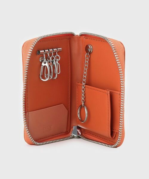 TAKEO KIKUCHI / タケオキクチ キーホルダー・ストラップ | ソフトシュリンクレザーキーケース | 詳細11