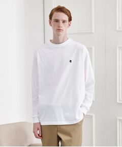 TAKEO KIKUCHI / タケオキクチ カットソー | 【LIMITED】ワンポイント刺繍 長袖Tシャツ