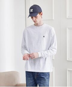 TAKEO KIKUCHI / タケオキクチ カットソー | 【LIMITED】ワンポイント刺繍 長袖Tシャツ