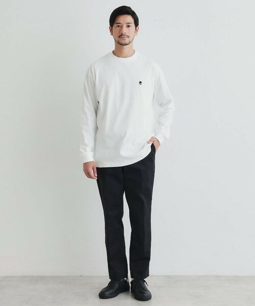 TAKEO KIKUCHI / タケオキクチ カットソー | 【LIMITED】ワンポイント刺繍 長袖Tシャツ | 詳細10