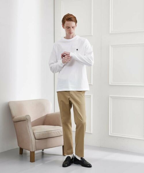 TAKEO KIKUCHI / タケオキクチ カットソー | 【LIMITED】ワンポイント刺繍 長袖Tシャツ | 詳細14