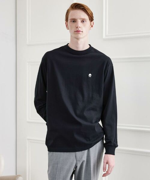 TAKEO KIKUCHI / タケオキクチ カットソー | 【LIMITED】ワンポイント刺繍 長袖Tシャツ | 詳細21