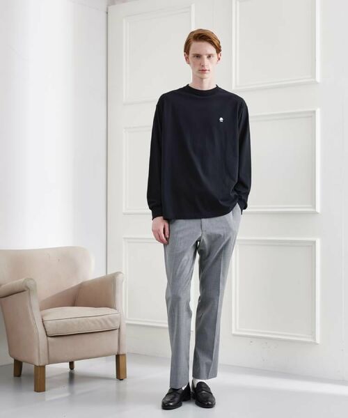 TAKEO KIKUCHI / タケオキクチ カットソー | 【LIMITED】ワンポイント刺繍 長袖Tシャツ | 詳細22