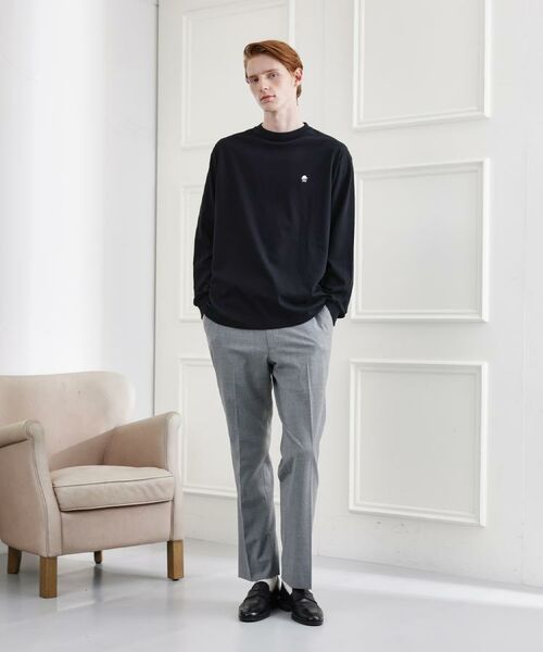 TAKEO KIKUCHI / タケオキクチ カットソー | 【LIMITED】ワンポイント刺繍 長袖Tシャツ | 詳細23