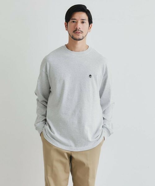 TAKEO KIKUCHI / タケオキクチ カットソー | 【LIMITED】ワンポイント刺繍 長袖Tシャツ | 詳細24