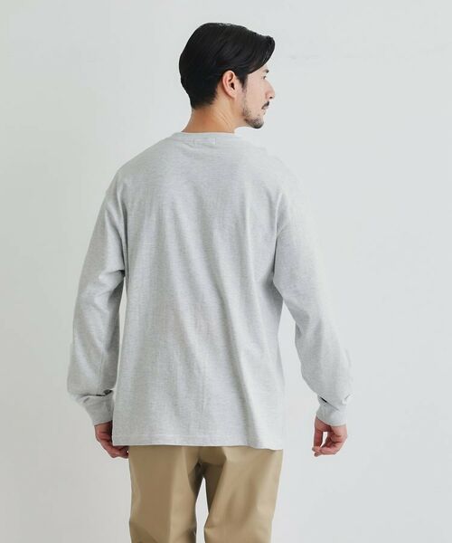 TAKEO KIKUCHI / タケオキクチ カットソー | 【LIMITED】ワンポイント刺繍 長袖Tシャツ | 詳細25