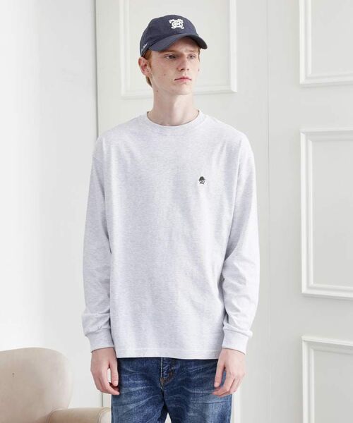 TAKEO KIKUCHI / タケオキクチ カットソー | 【LIMITED】ワンポイント刺繍 長袖Tシャツ | 詳細28