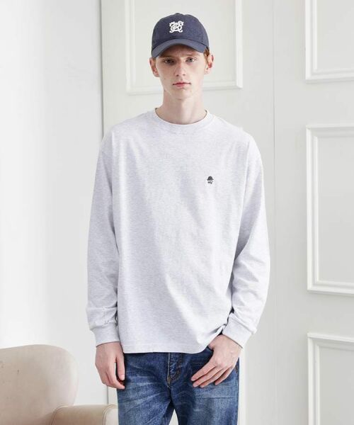 TAKEO KIKUCHI / タケオキクチ カットソー | 【LIMITED】ワンポイント刺繍 長袖Tシャツ | 詳細29