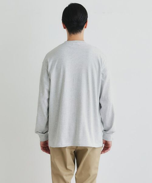 TAKEO KIKUCHI / タケオキクチ カットソー | 【LIMITED】ワンポイント刺繍 長袖Tシャツ | 詳細4