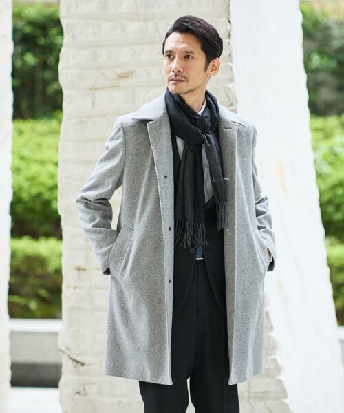 TAKEO KIKUCHI / タケオキクチ マフラー・ショール・スヌード・ストール | 【洗えるベビーカシミヤ】 ベビーカシミヤ無地マフラー | 詳細11