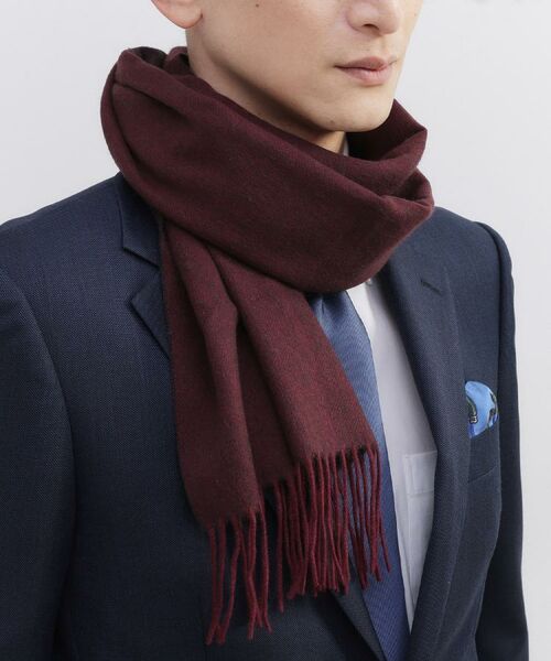 TAKEO KIKUCHI / タケオキクチ マフラー・ショール・スヌード・ストール | 【洗えるベビーカシミヤ】 ベビーカシミヤ無地マフラー | 詳細16