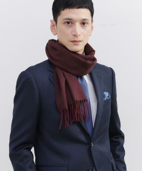 TAKEO KIKUCHI / タケオキクチ マフラー・ショール・スヌード・ストール | 【洗えるベビーカシミヤ】 ベビーカシミヤ無地マフラー | 詳細18