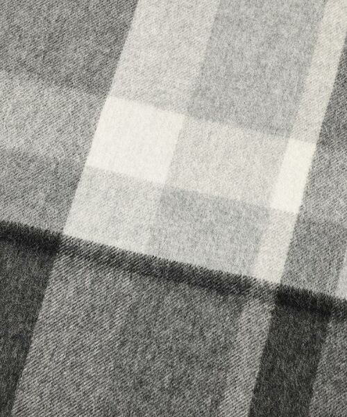 TAKEO KIKUCHI / タケオキクチ マフラー・ショール・スヌード・ストール | 【洗えるカシミヤ】 ピュアカシミヤ パネルチェックマフラー | 詳細10