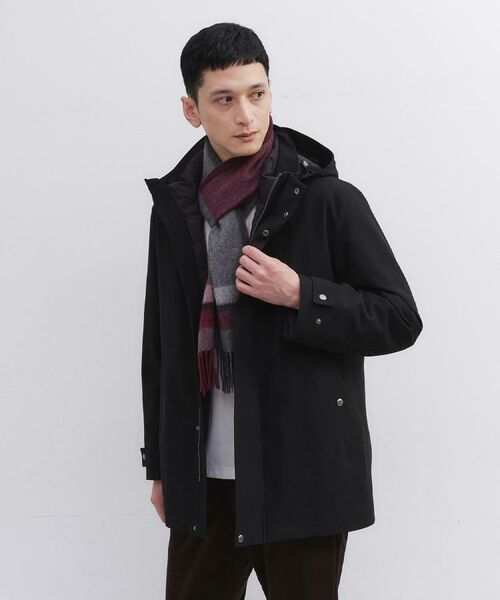 TAKEO KIKUCHI / タケオキクチ マフラー・ショール・スヌード・ストール | 【洗えるカシミヤ】 ピュアカシミヤ パネルチェックマフラー | 詳細14