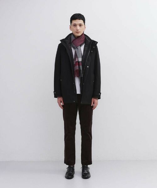 TAKEO KIKUCHI / タケオキクチ マフラー・ショール・スヌード・ストール | 【洗えるカシミヤ】 ピュアカシミヤ パネルチェックマフラー | 詳細16