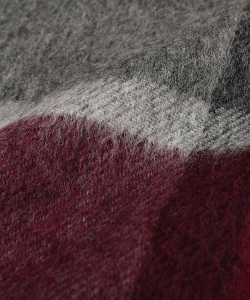 TAKEO KIKUCHI / タケオキクチ マフラー・ショール・スヌード・ストール | 【洗えるカシミヤ】 ピュアカシミヤ パネルチェックマフラー | 詳細2