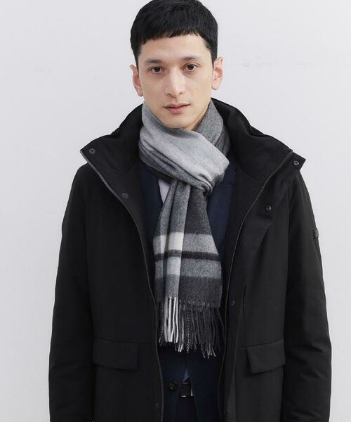 TAKEO KIKUCHI / タケオキクチ マフラー・ショール・スヌード・ストール | 【洗えるカシミヤ】 ピュアカシミヤ パネルチェックマフラー | 詳細22