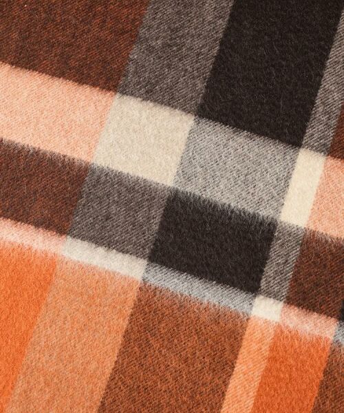 TAKEO KIKUCHI / タケオキクチ マフラー・ショール・スヌード・ストール | 【洗えるカシミヤ】 ピュアカシミヤ パネルチェックマフラー | 詳細6