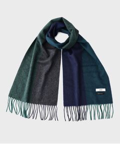 TAKEO KIKUCHI / タケオキクチ マフラー・ショール・スヌード・ストール | 【洗えるカシミヤ】 ピュアカシミヤ 4面パネルマフラー