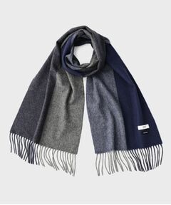 TAKEO KIKUCHI / タケオキクチ マフラー・ショール・スヌード・ストール | 【洗えるカシミヤ】 ピュアカシミヤ 4面パネルマフラー