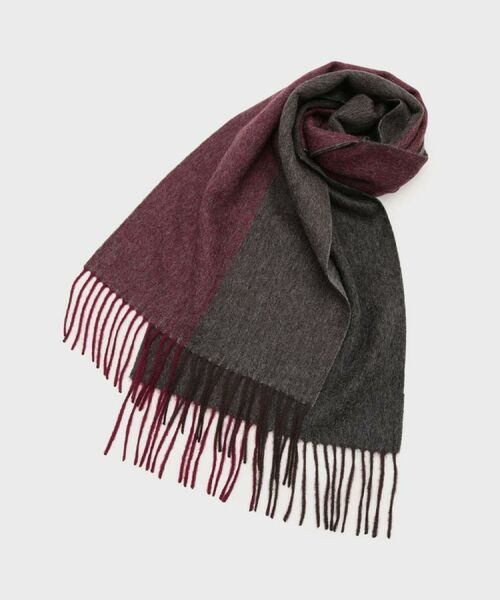 TAKEO KIKUCHI / タケオキクチ マフラー・ショール・スヌード・ストール | 【洗えるカシミヤ】 ピュアカシミヤ 4面パネルマフラー | 詳細7