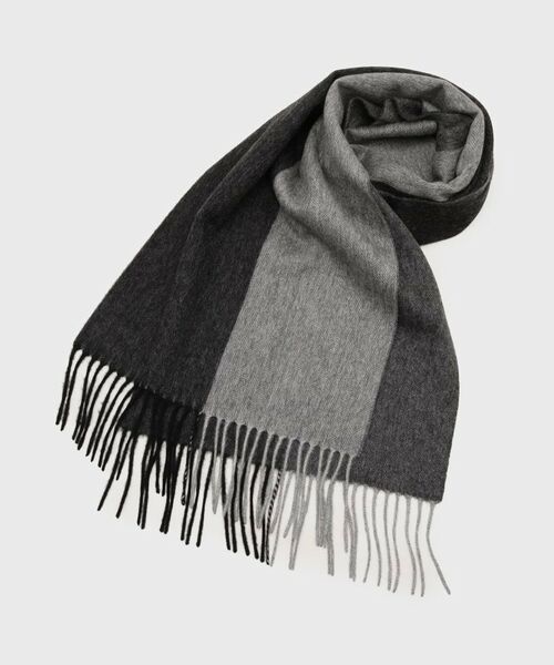 TAKEO KIKUCHI/タケオキクチ 【洗えるカシミヤ】 カシミヤ100 4面パネルマフラー ブラック(519) 00 TAKEO KIKUCHI/タケオキクチ 【洗えるカシミヤ】 カシミヤ100 4面パネルマフラー ブラック(519) 00