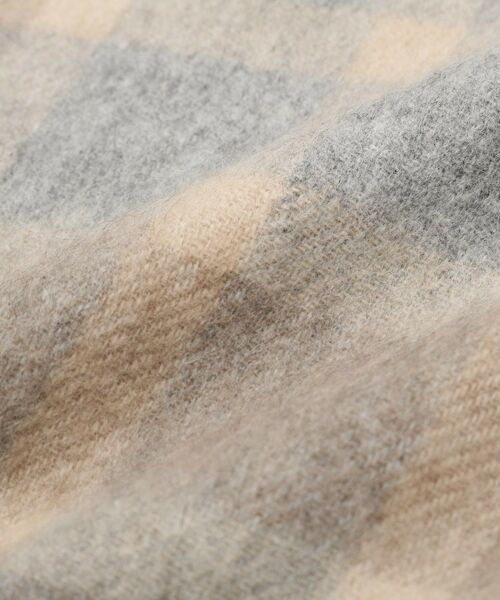 TAKEO KIKUCHI / タケオキクチ マフラー・ショール・スヌード・ストール | 【洗えるカシミヤ】 カシミヤ100 チェックマフラー | 詳細2