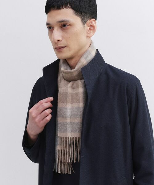 TAKEO KIKUCHI / タケオキクチ マフラー・ショール・スヌード・ストール | 【洗えるカシミヤ】 カシミヤ100 チェックマフラー | 詳細5