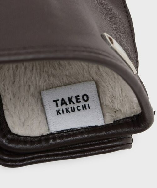TAKEO KIKUCHI / タケオキクチ 手袋 | 【スマホ対応】レザーグローブ | 詳細4