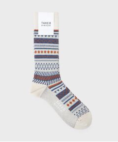 TAKEO KIKUCHI / タケオキクチ ソックス | フェアアイル柄ソックス