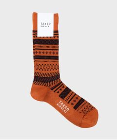 TAKEO KIKUCHI / タケオキクチ ソックス | フェアアイル柄ソックス