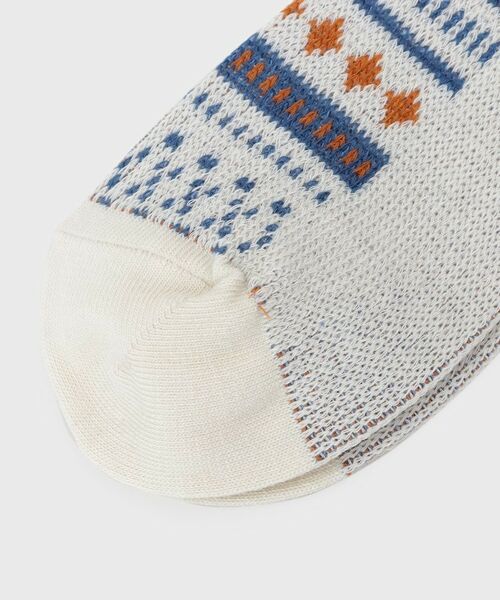 TAKEO KIKUCHI / タケオキクチ ソックス | フェアアイル柄ソックス | 詳細3