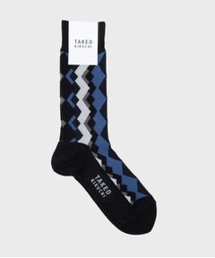 TAKEO KIKUCHI / タケオキクチ ソックス | 変形アーガイルソックス