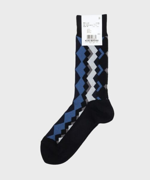 TAKEO KIKUCHI / タケオキクチ ソックス | 変形アーガイルソックス | 詳細2